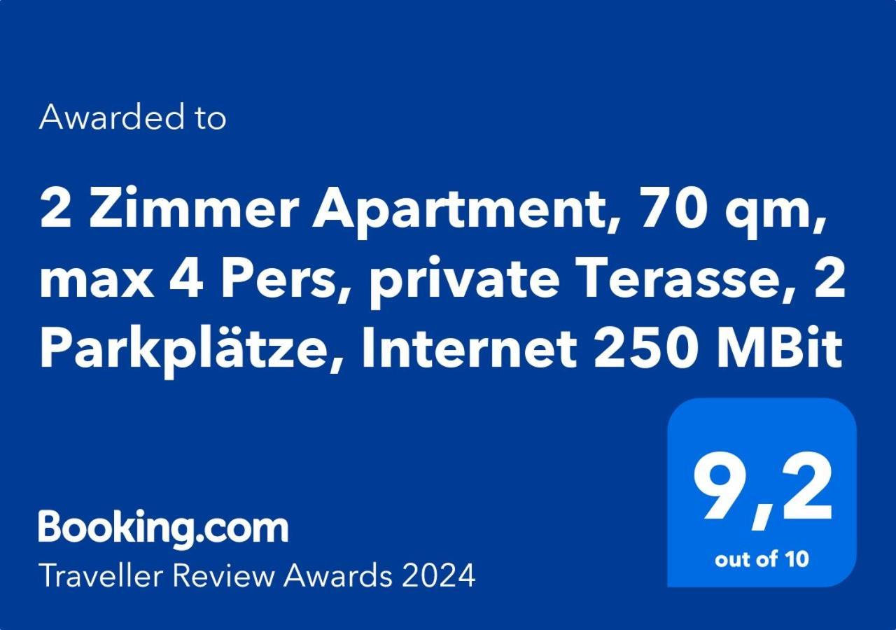 2 Zimmer Apartment, 70 Qm, Max 4 Pers, Private Terasse, 2 Parkplaetze, Internet 250 Mbit Gärtringen Exterior foto